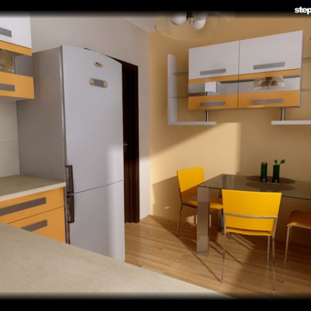design interior bucatarie apartament Galati